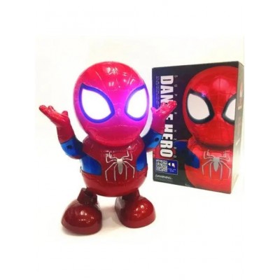 Интерактивная игрушка танцующий супер герой робот Человек паук Dance Spider Man Hero Marvel со световыми и звуковыми эффектами